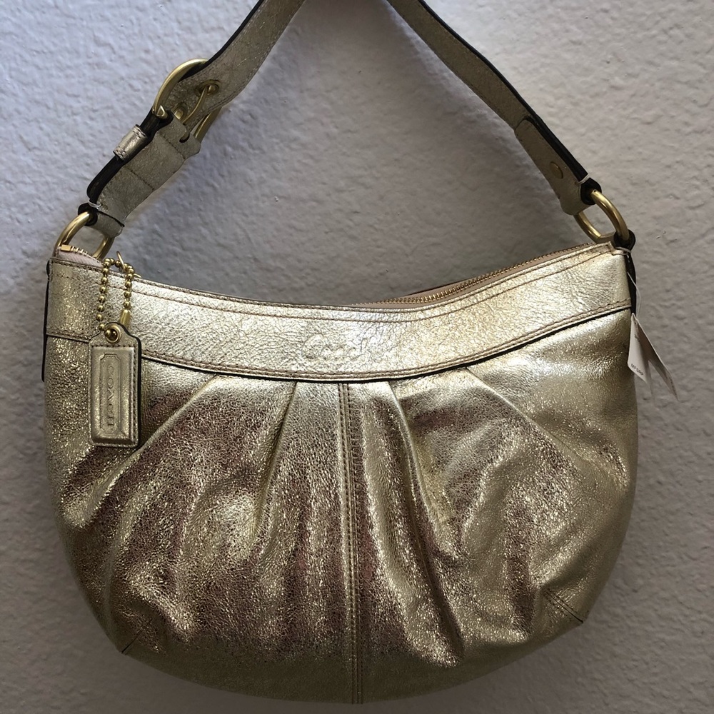 Coach Soho Metallic gold Large Hobo - Picture 2 of 14